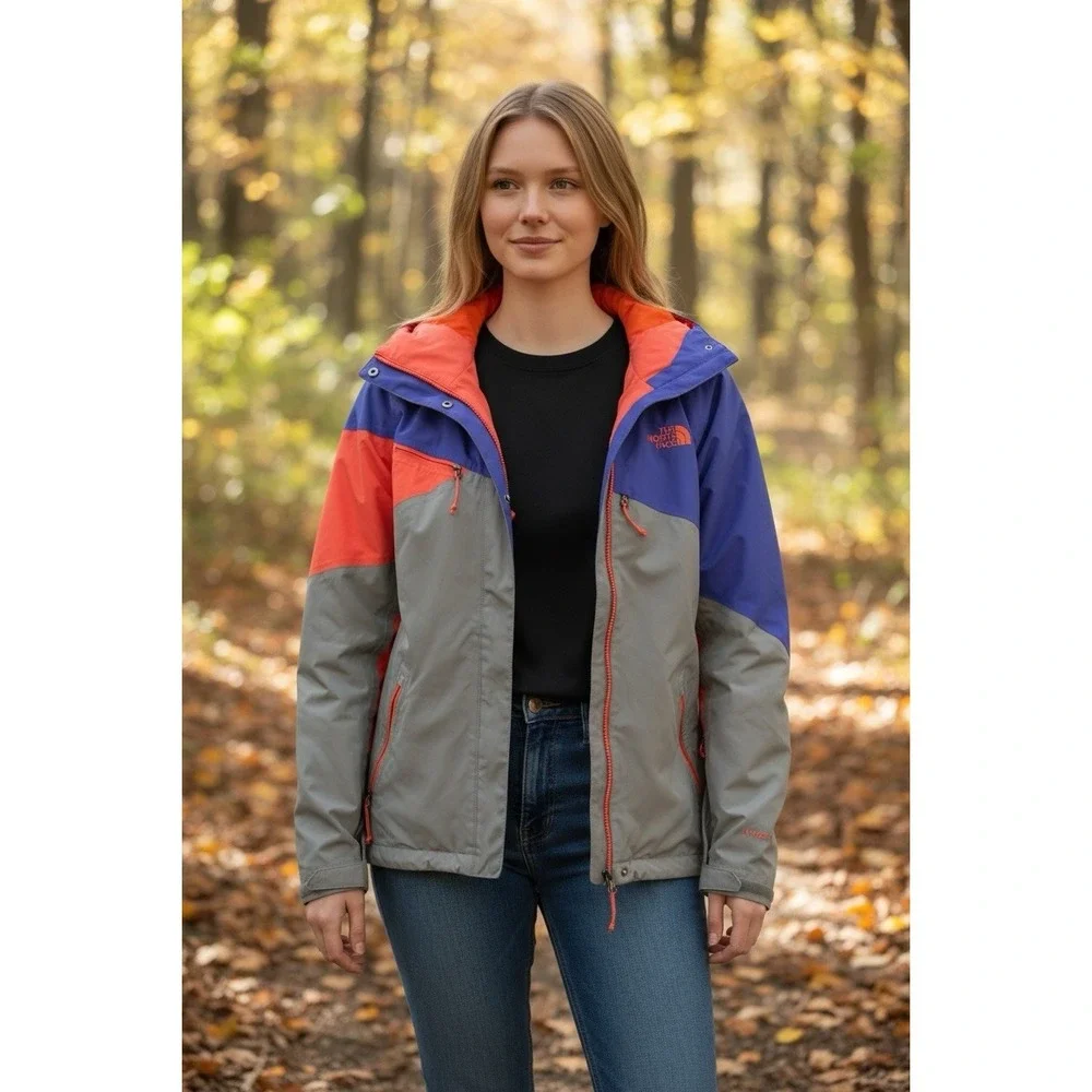 The North Face ❄️Women's‎ Colorblock Ski Jacket Triclimate Shell Gorpcore S